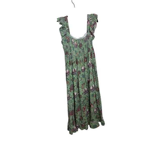 Grace Holiday Olivia Dress in Green Floral Sz. S - Picture 5 of 6